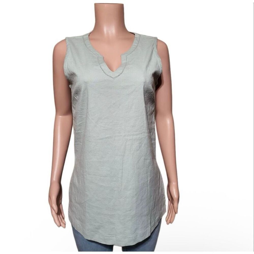 Pulp Women SeaFoam sleeveless tunic top M